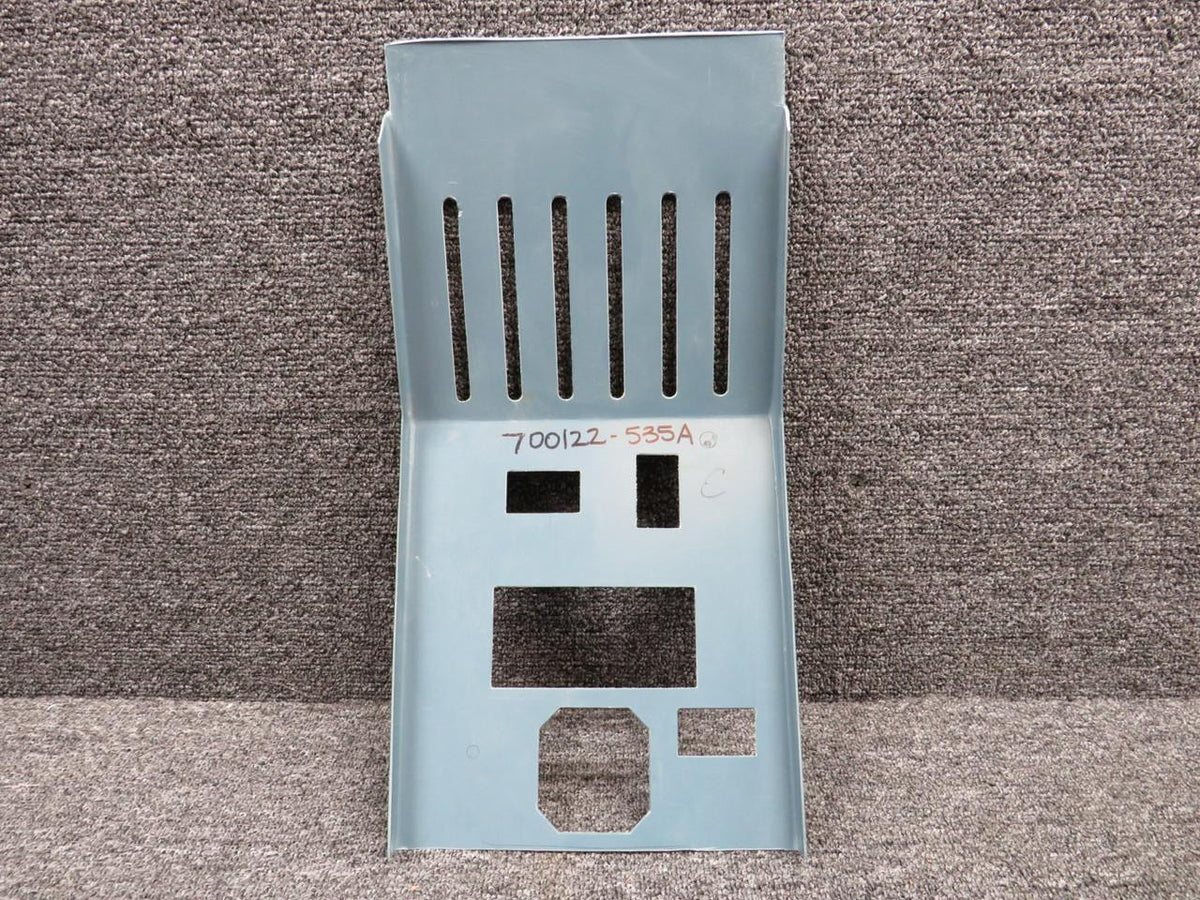 Piper Aircraft Parts 700122-535A Piper Aerostar Console Cover Panel (Blue) (Cut Edges)