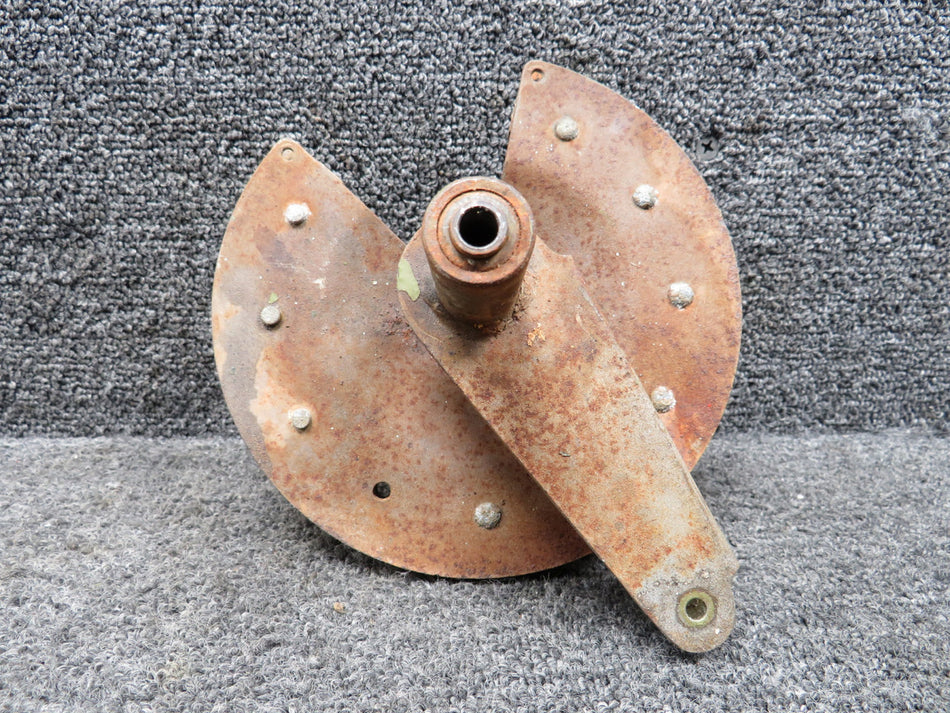 0760612-7 Cessna 182R Flap Drive Pulley Assembly LH (Rust)
