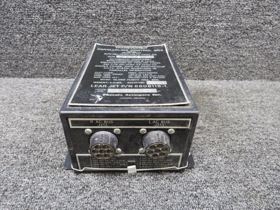 DH-1030-115-3-1200-22 Aerospace Transverter Paralleling Control Box