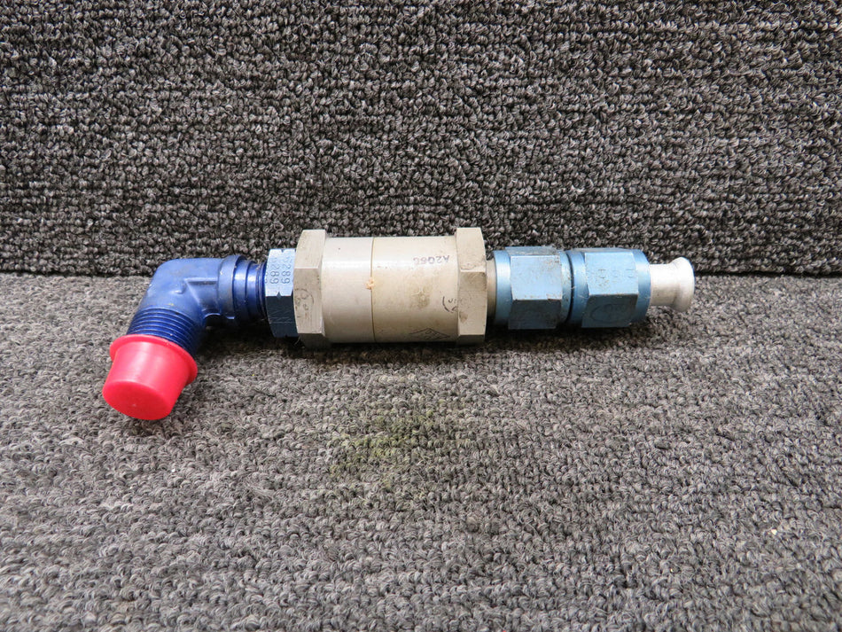 2380103-1 (Alt: 877A-8BT-3) LearJet 24B Circle Seal Check Valve Assembly