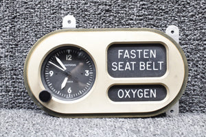IU337-001 Edo-Aire IU337 Warning Light and Clock Assembly (Volts: 28)