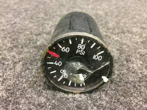 71117-1 General Aero Oil Pressure Indicator, 0-100 PSI (26V) (CORE, Rattle)