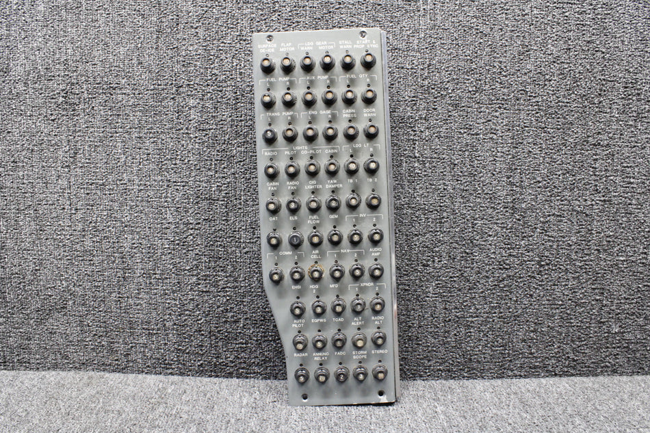 5618029-3 Cessna 414 Circuit Breaker Panel Assembly Upper