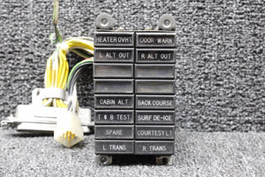 5618009-9 Cessna 414 Tellite Annunciator Panel Assembly
