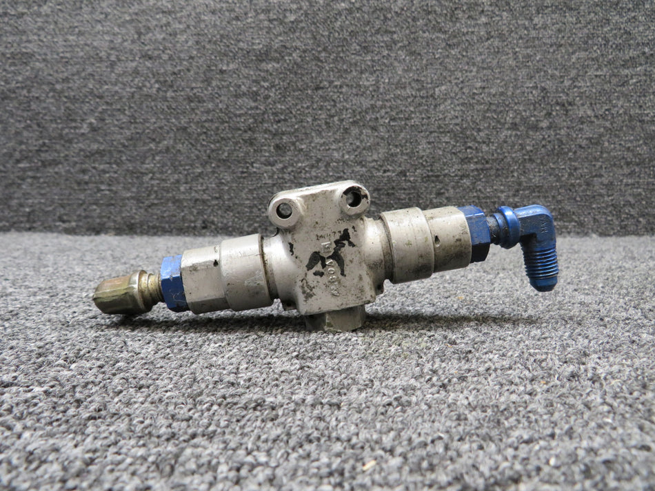 2380014-3 Learjet Hydraulic Shuttle Valve (Minus One Fitting)
