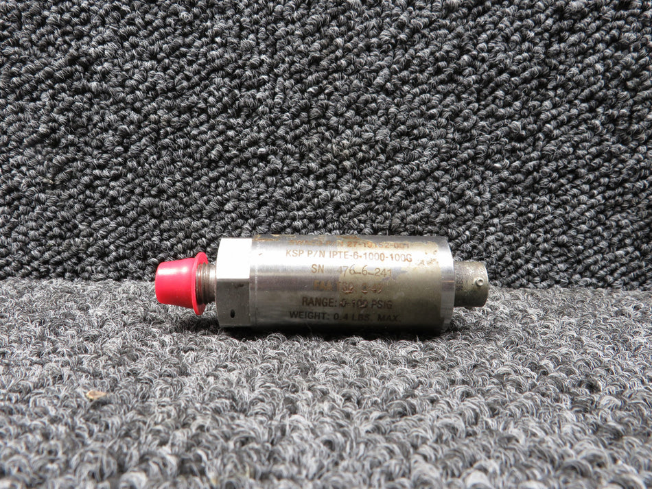 IPTE-6-1000-100G (Alt: 27-19152-001) Kulite Fuel Pressure Transducer