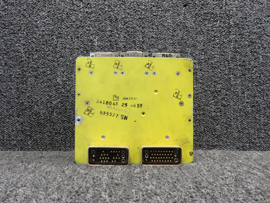 2418043-25 Learjet 35 Fuel Control Relay Box Assembly