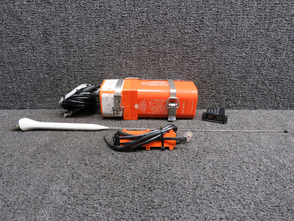 E-04 ACK Emergency Locator Transmitter with Switch, Antenna, Alerter, and Tray