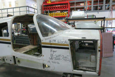 Piper PA32RT-300T Fuselage with Bill of Sale, Data Tag, and Logs