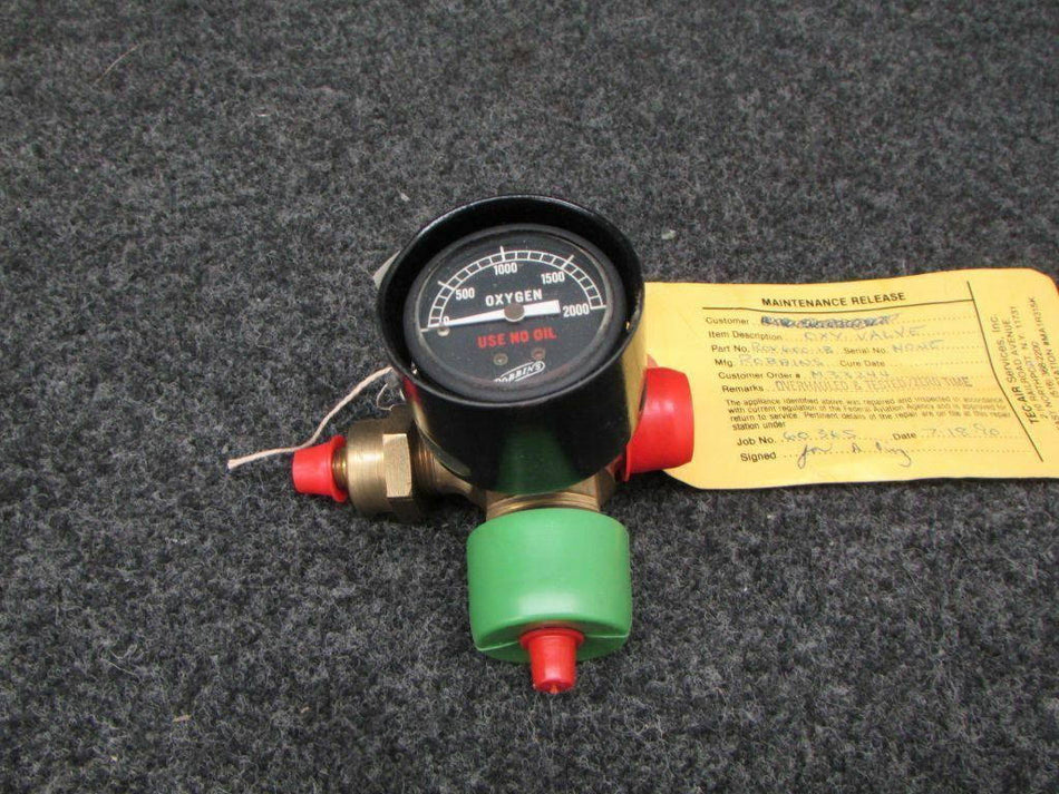 ROV-600-1B Robbins Oxygen Valve (SA) BAS Part Sales | Airplane Parts