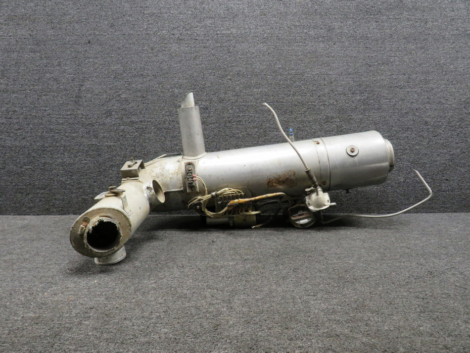 0813841-1, 0813844-6 Cessna 320E Cabin Heater Assembly w Adapter (Worn)