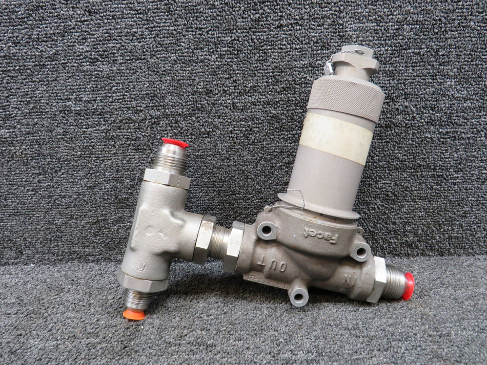 1740001-01 Facet Lube Filter Assembly with Check Valve (Worn)