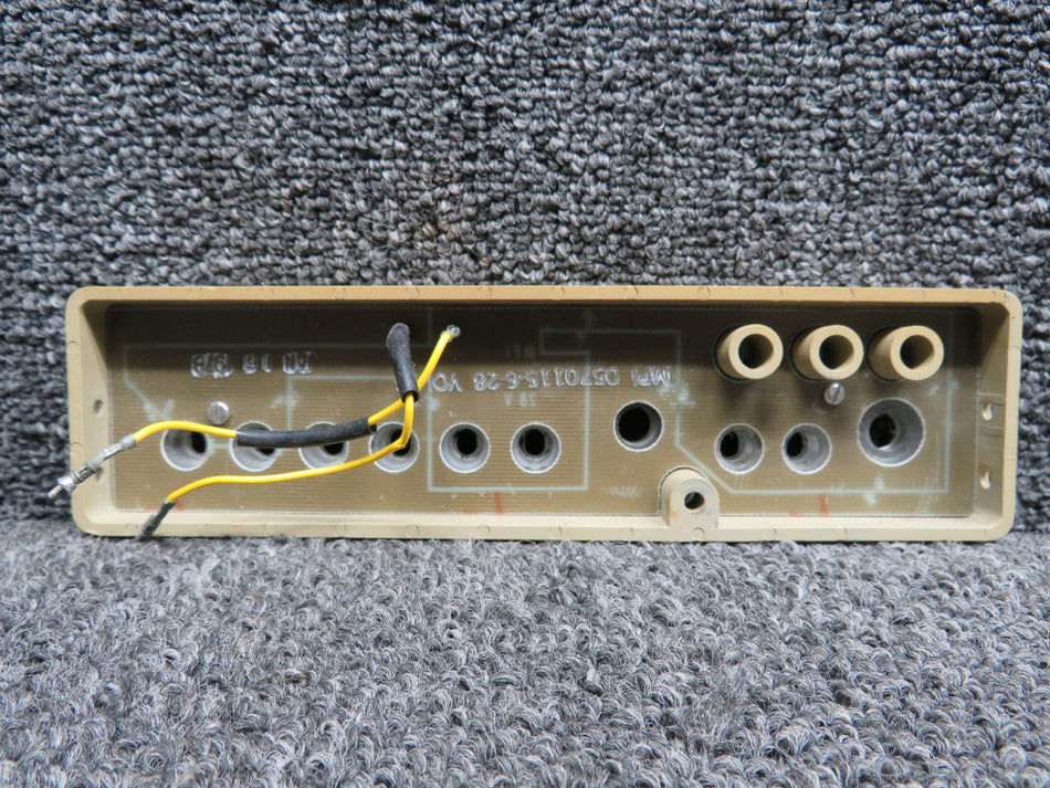 0570115-6-28 OMI Marker Beacon Audio Panel Face Only (Volts: 28)