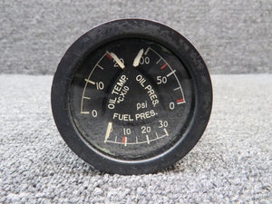 11307AA Jaeger Triple Indicator with Modifications (Damaged Inner Face)