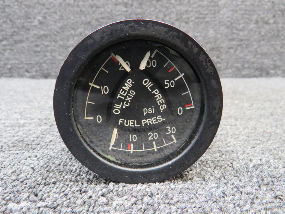 11307AA Jaeger Triple Indicator with Modifications (Damaged Inner Face)