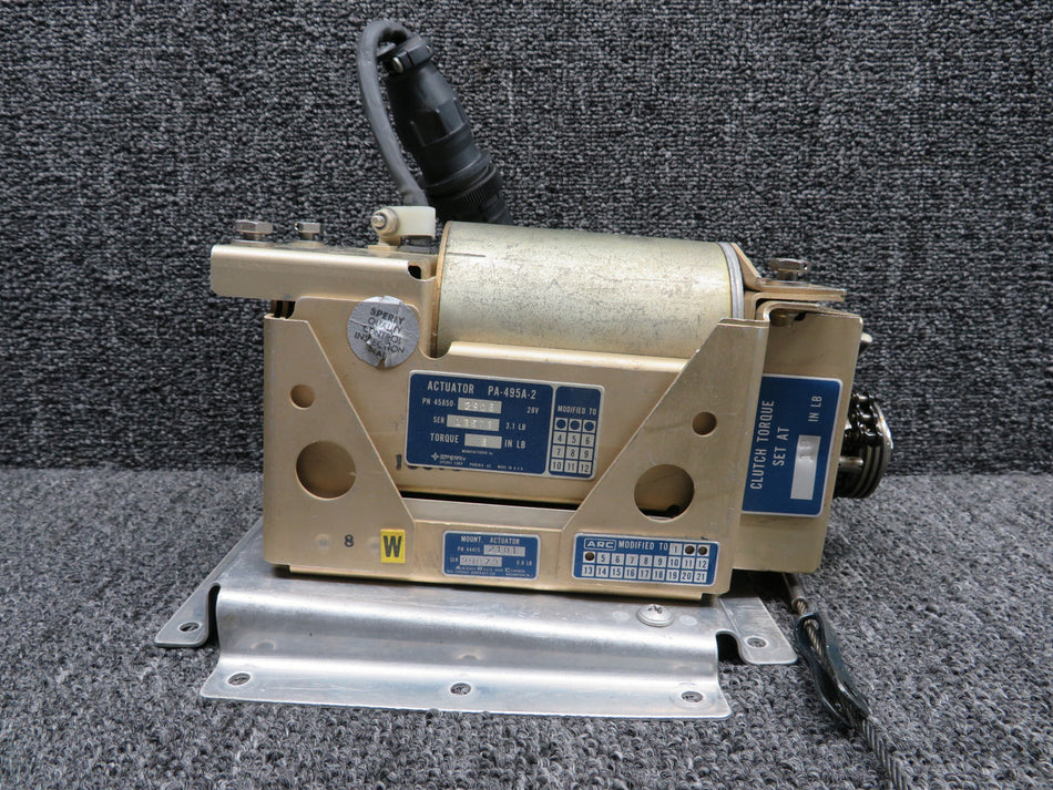 45850-2908 Sperry PA-495A-2 Actuator with Mount, Modifications (Volts: 28)
