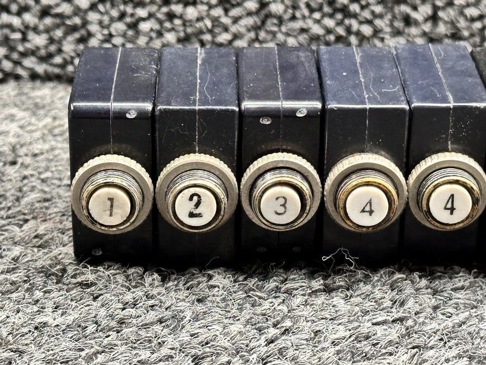 W58XC4C12A-5, W58XC4C12A-3 AMF Circuit Breakers (Set of 9, Amps Vary)