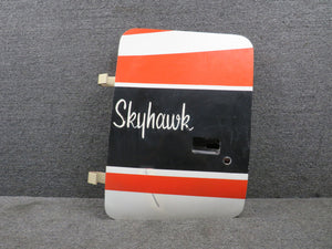 0711101-33 Cessna 172L Baggage Door Assembly Minus Latch (Worn) (Striped)