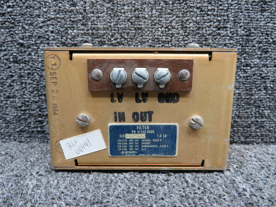 41260-0000 Sperry Corp Line Filter Assembly