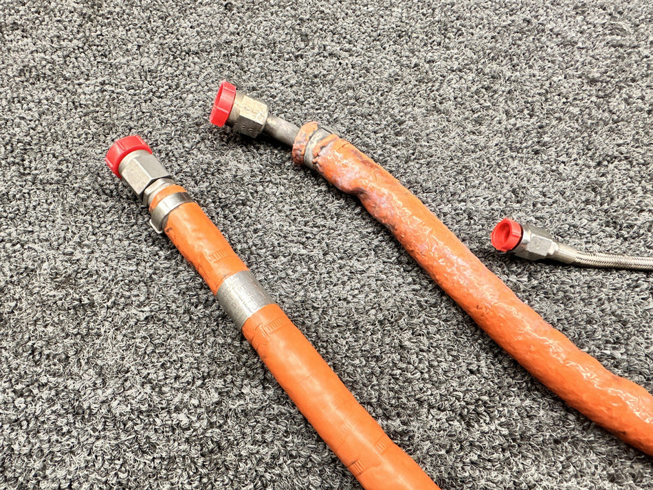LW12799-6S-322, 124F003-6CR-0262 Stratoflex Hoses (Set of 3)