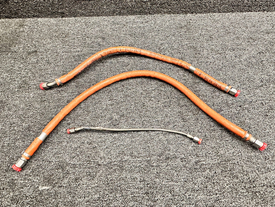 LW12799-6S-322, 124F003-6CR-0262 Stratoflex Hoses (Set of 3)