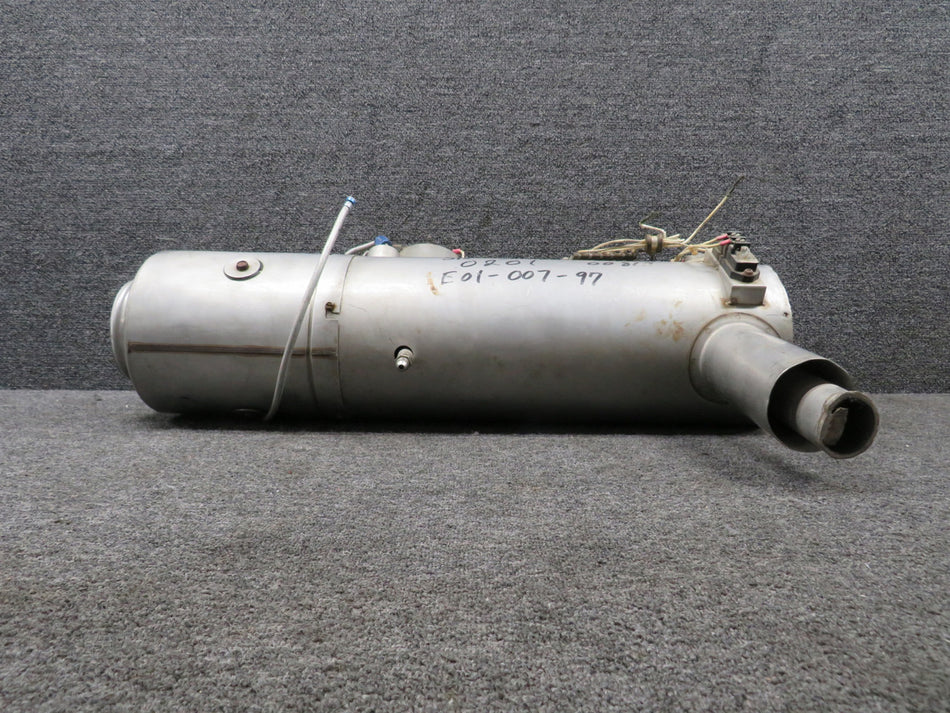 0813825-4 (FSO: 0813825-9) Cessna 310K Heater Assembly (Cut Exhaust Pipe)