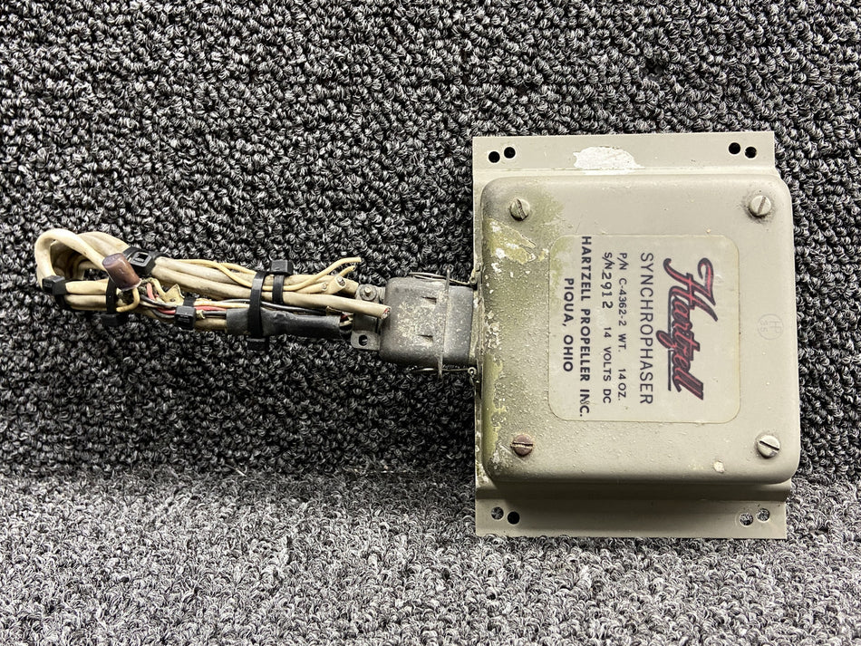 C-4362-2 Hartzell Synchrophaser Unit w Connector (14V, Minor Corrosion)