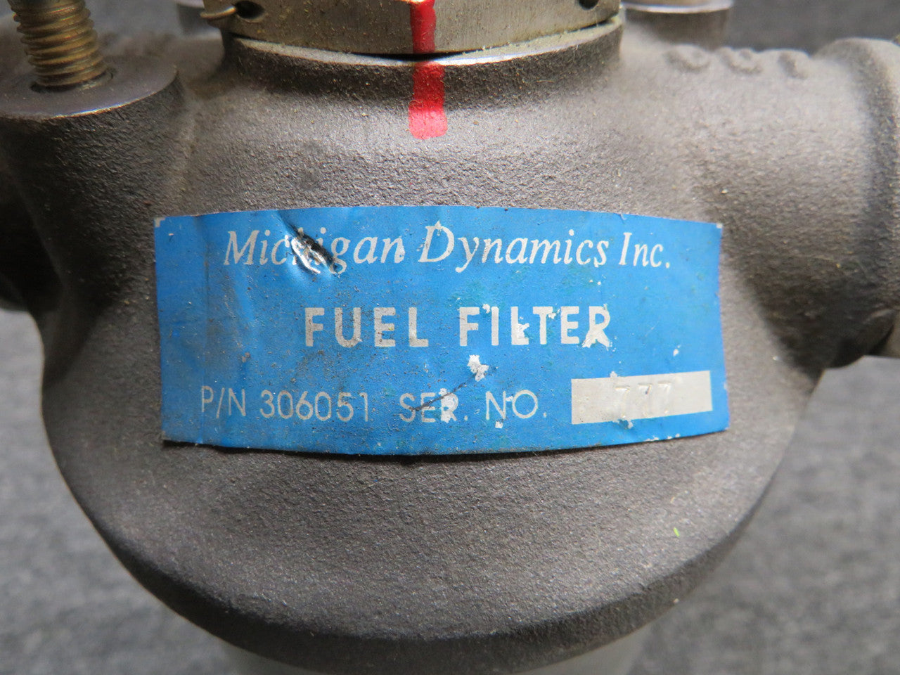 306051 Michigan Dynamics Inc. Fuel Filter Assembly (Chipped
