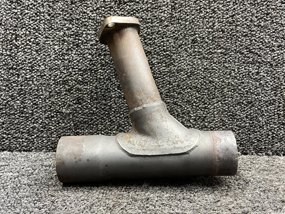 643861-102 (Use: 654264) Continental TSIO-360-KB Aft Exhaust Riser LH (No Probe Hole)