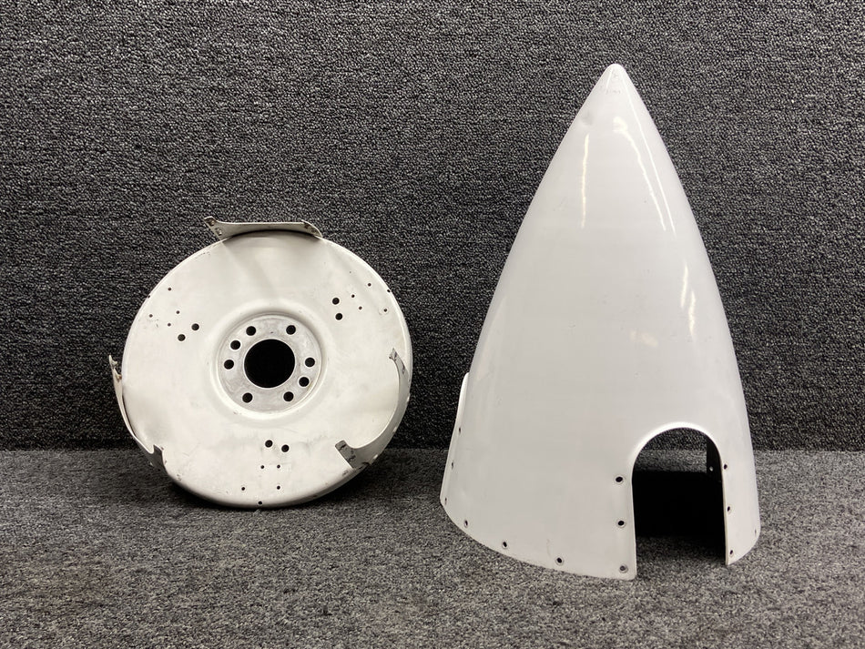 87294-802, D-4984 Piper PA34-220T Three Blade Propeller Spinner w Aft Bulkhead
