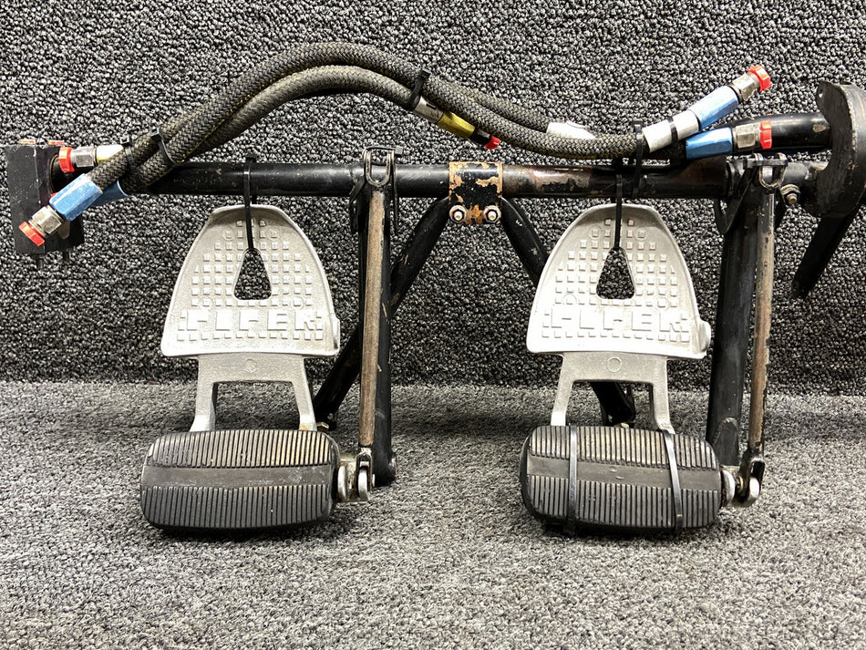63485-000, 63464-005 Piper PA34-220T Rudder Pedal Bar w Pedals, Links, Cylinders