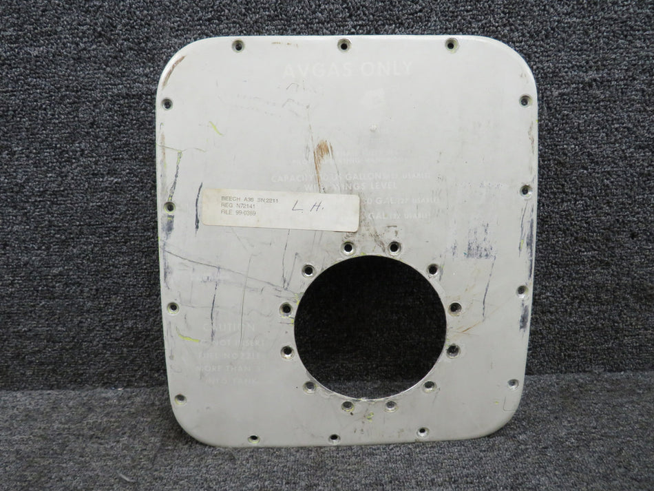 000-110115-21 Beechcraft A36 Fuel Cell Wing Access Panel LH (Worn)