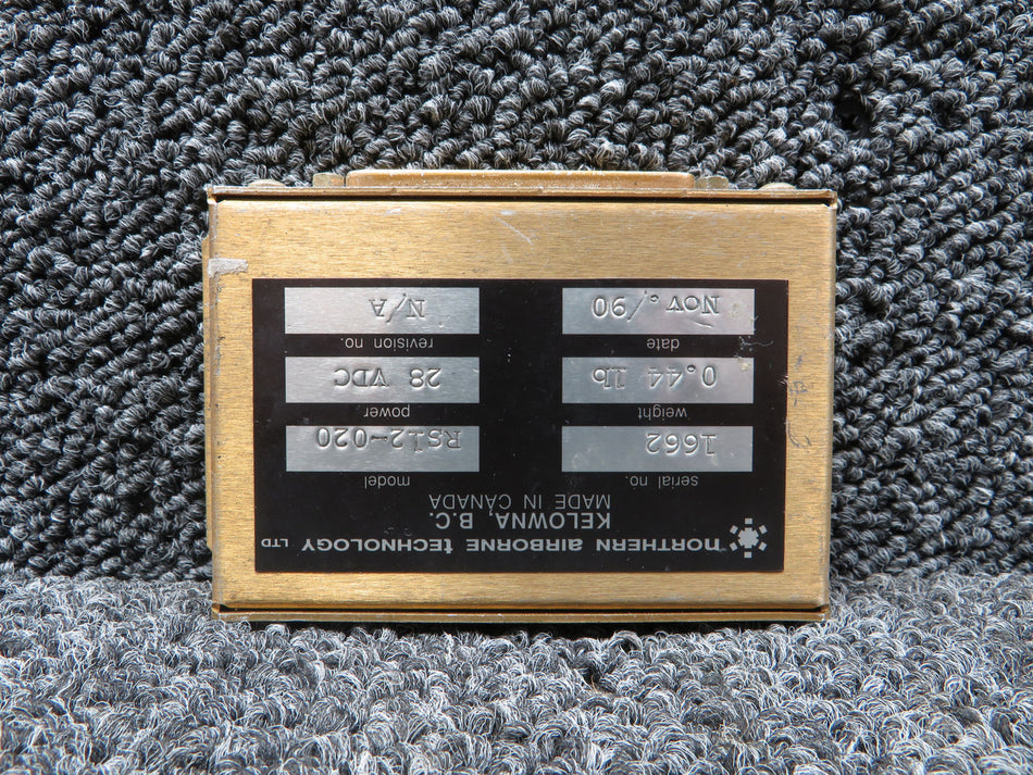 RS12-020 Northern Airborne Data Transfer Switch Box (Volts: 28)