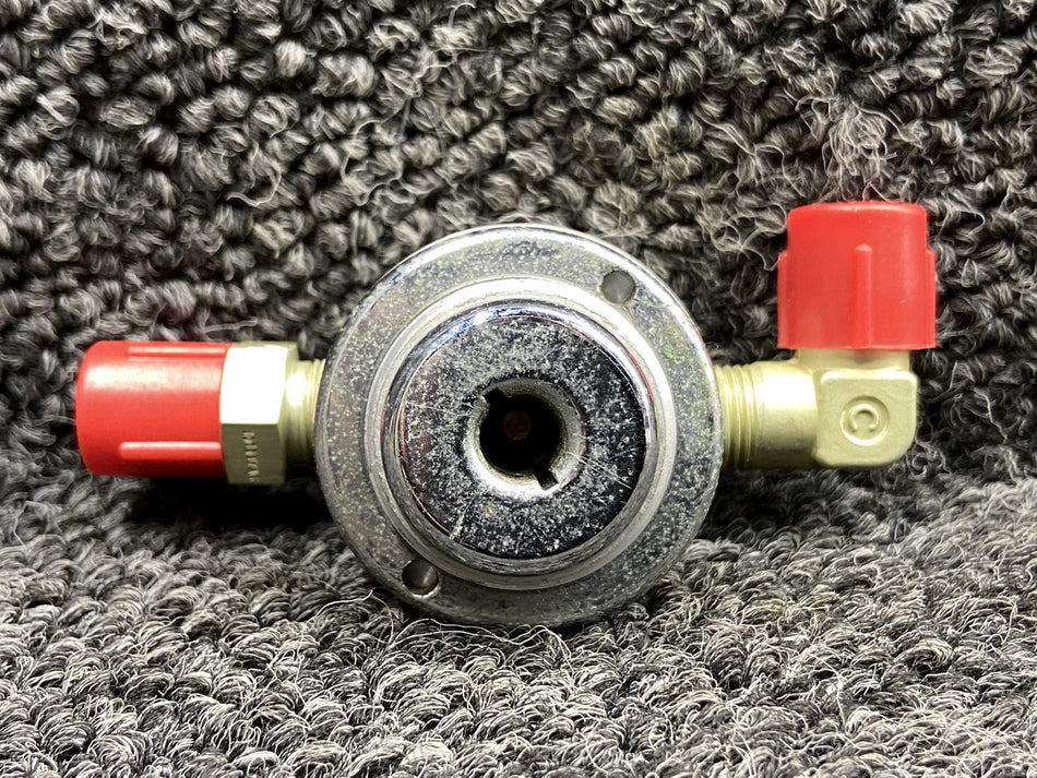 23599-12 Piper PA34-220T Oxygen Outlet Valve RH (Minus Lid, Angle Fitting)
