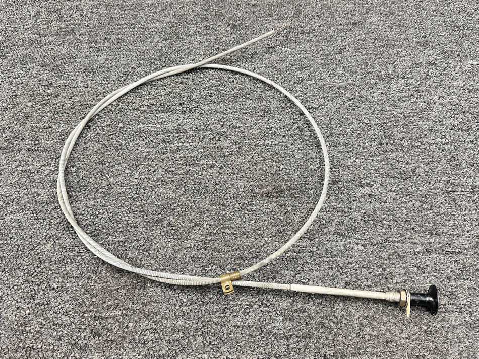 63902-025 (Use: 554-359) Piper PA28-181 Fresh Air Flapper Control Cable (L: 70”)