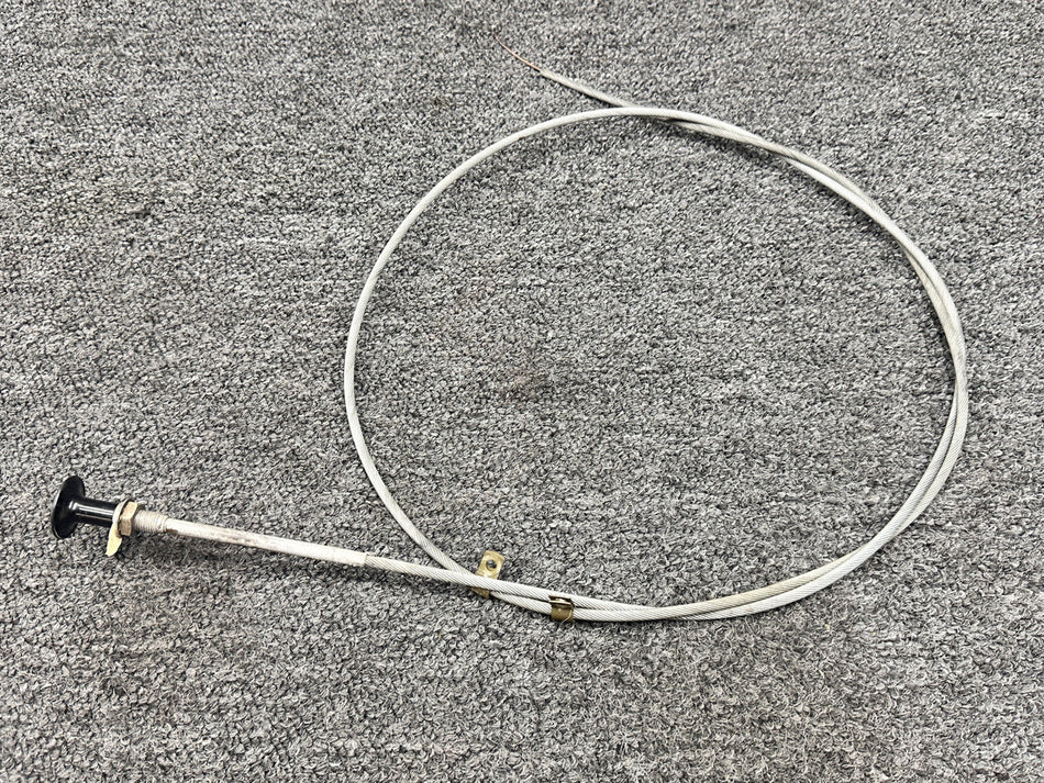63902-025 (Use: 554-359) Piper PA28-181 Fresh Air Flapper Control Cable (L: 70”)