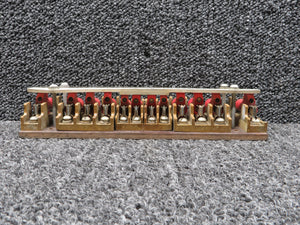 2381374-2 Learjet Fuse Rail (Cracked Cover)(with Various Fuses)