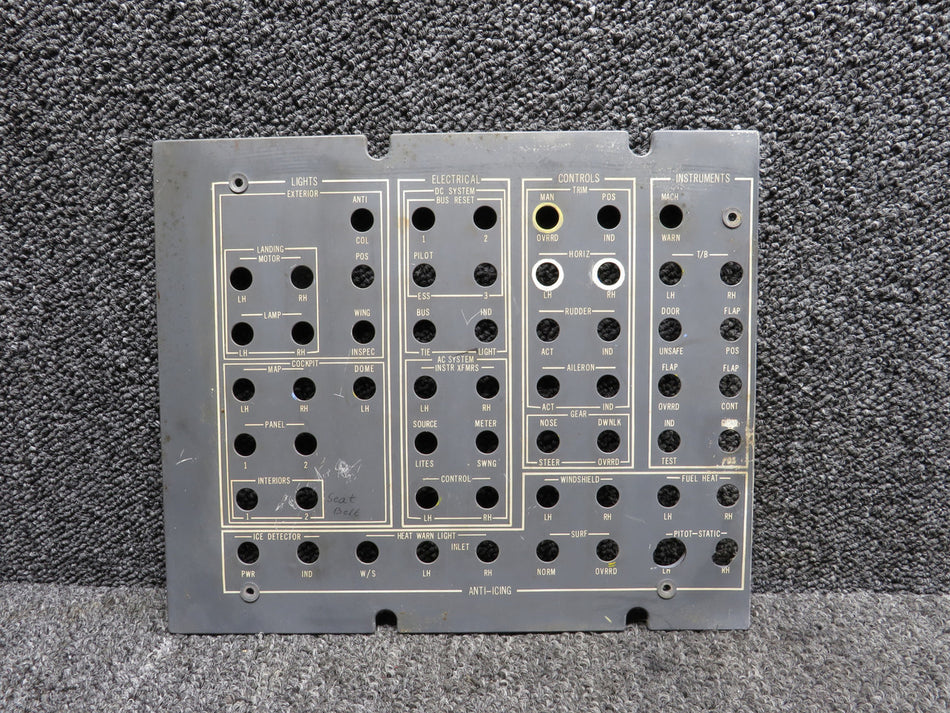 5883061-29 Aero Commander Anti-Ice Indicator Panel