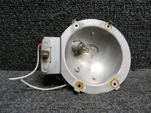66632-000 Piper PA28-140 Reflector Dome Light Assembly (Minor Corrosion)