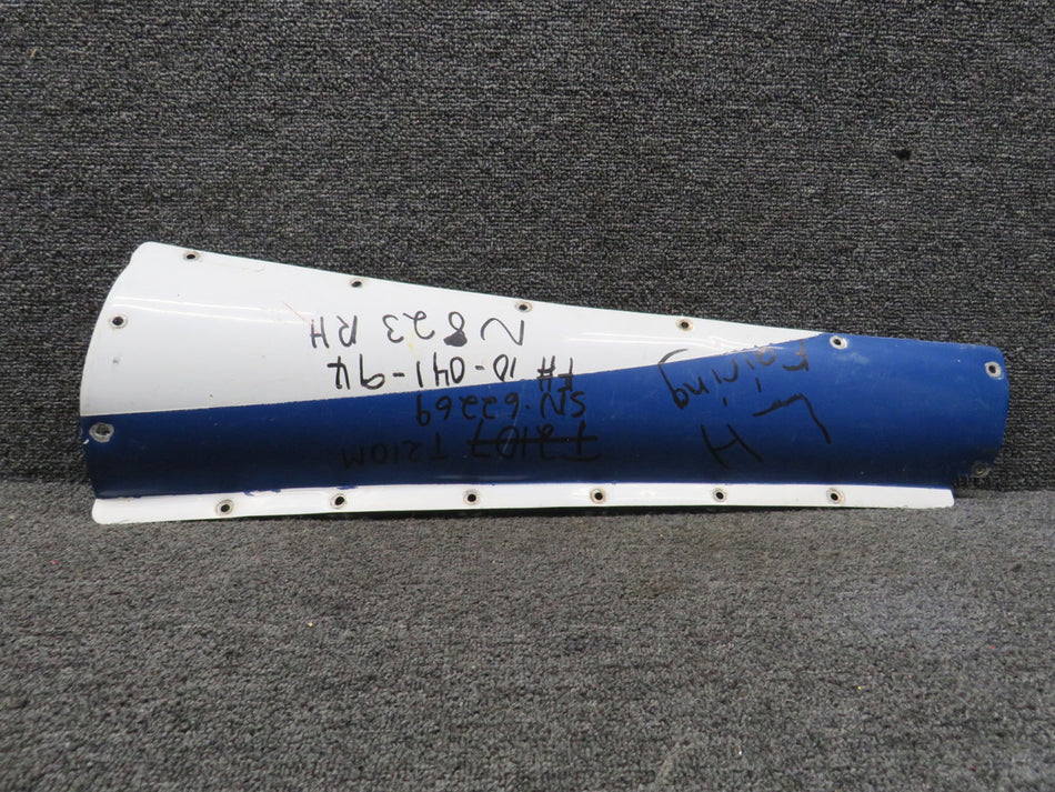 1212426-8 Cessna T210M Upper Stabilizer Fairing RH (Colored) (Worn)