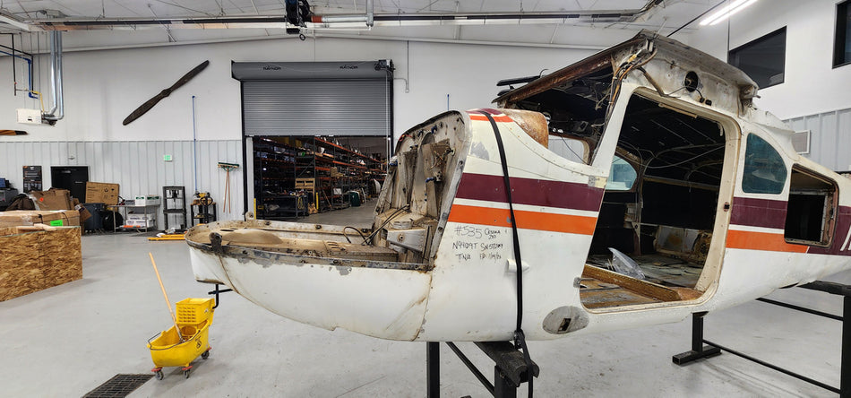 Cessna 210 Fuselage with Data Tag and Bill of Sale