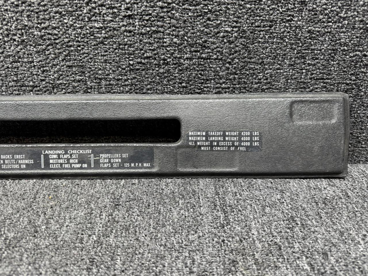 Piper Aircraft Parts 95919-000 Piper PA34-200 Lower Panel Cover LH