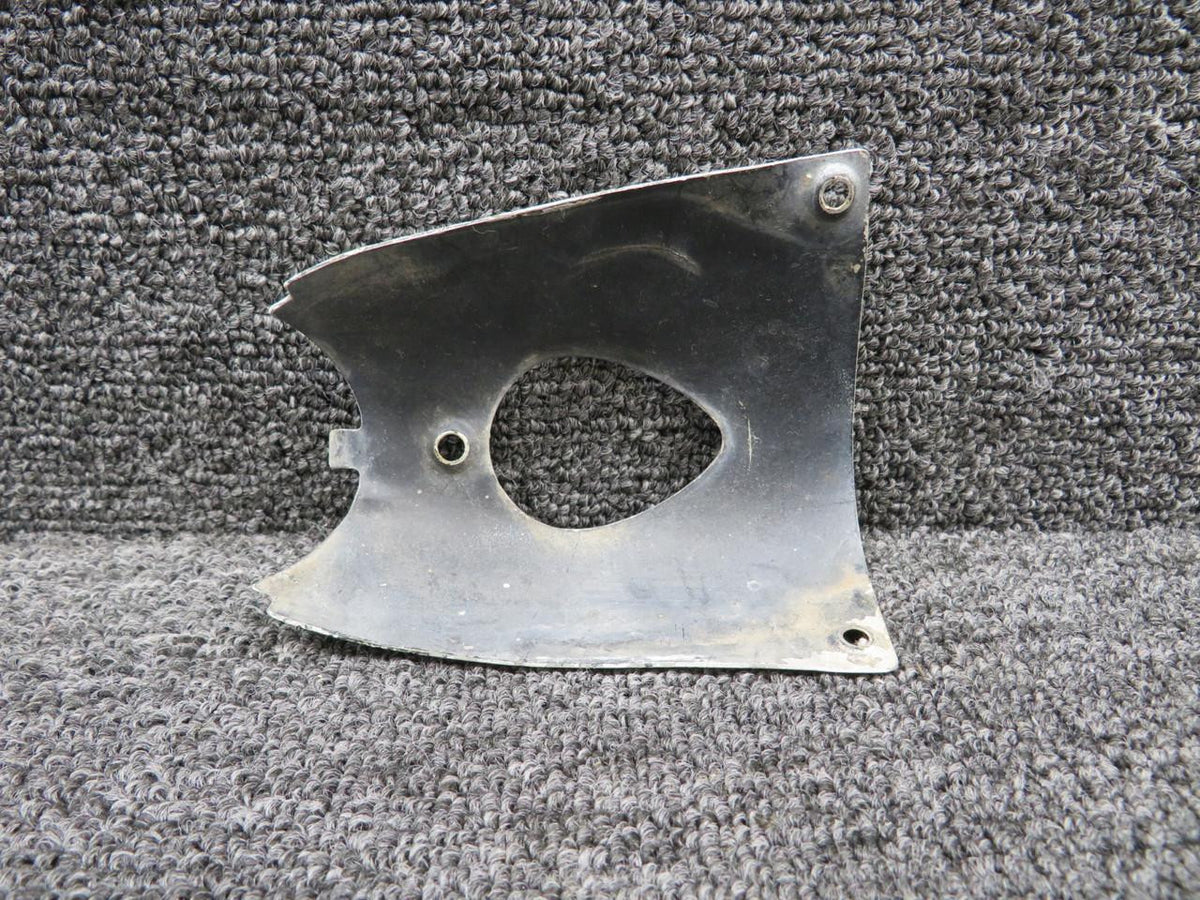 Cessna Aircraft Parts 0523566-2 Cessna 152 Wing Light Shield without Bottom Notch (Large Gash & Wear)
