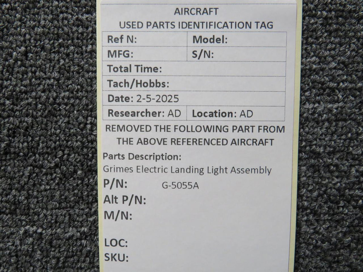 Grimes G-5055A Grimes Electric Landing Light Assembly