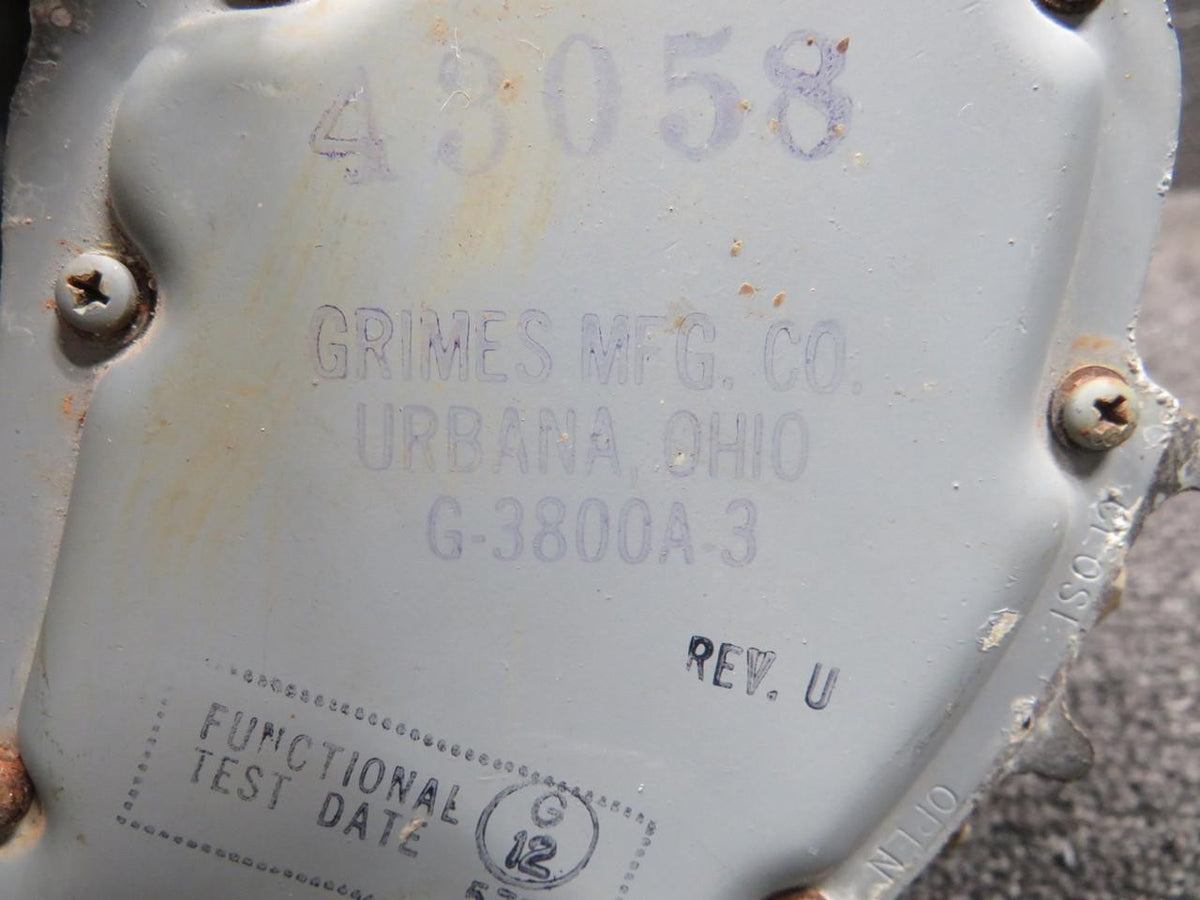 Grimes G-3800A-3 Grimes Electric Landing Light Assembly (Minus Bulb) (Worn Face)