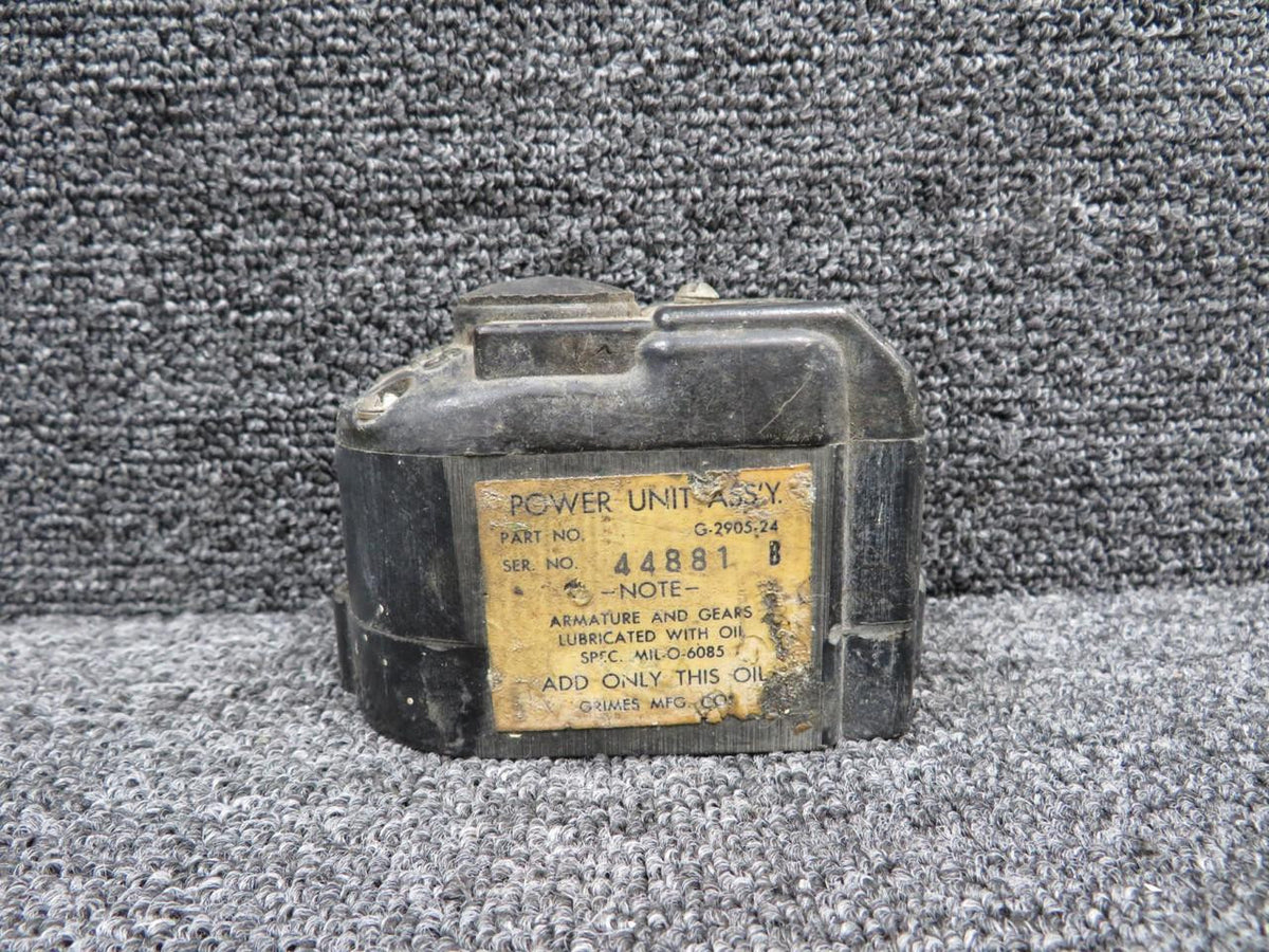 Grimes G-2905-24 Grimes Landing Light Power Unit (Missing Bottom Cover and Gear) (24V)