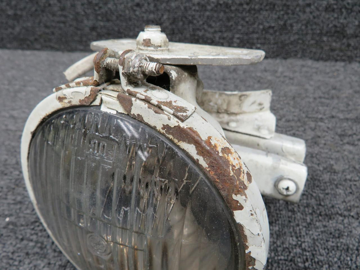 Aero Commander 681 Landing Light Assembly (Worn Housing, Some Rust)