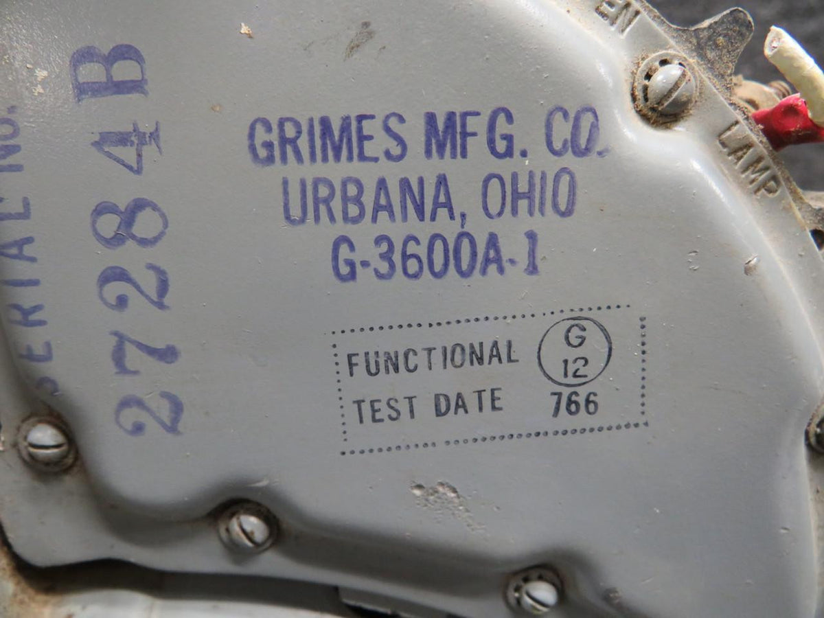 Grimes G-3600A-1 Grimes Landing Light without Power Unit (Damaged, Cracked Retainer)