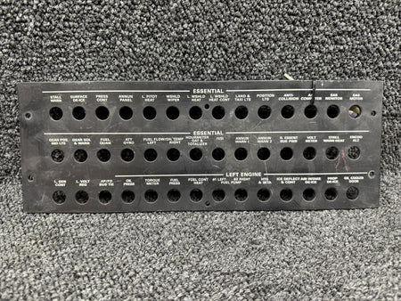 Piper Aircraft Parts 80809-002 Piper PA-31T Electroluminescent Switch Panel Cover