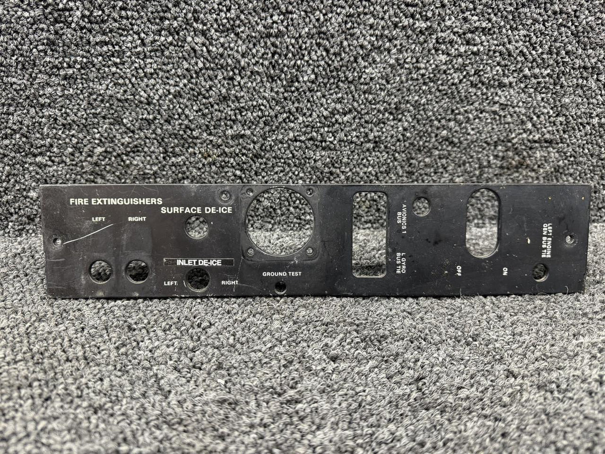 Piper Aircraft Parts 80477-002 Piper PA-31T Electroluminescent Lower Switch Panel Cover